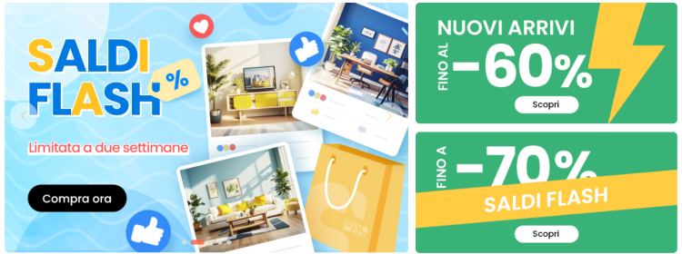 Arredamento, comfort e funzionalità: tutto questo è Costway