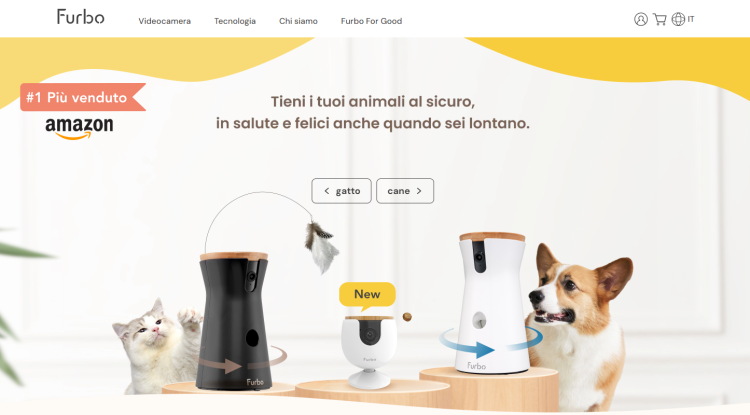 Furbo – Il pet camera intelligente che tiene d’occhio il tuo cane ovunque tu sia