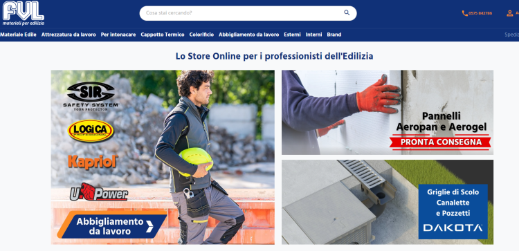 FV Edilizia – Il punto di riferimento online per l’edilizia, la ferramenta e il fai da te
