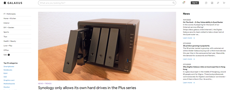 Galaxus Italia – Il marketplace intelligente per tecnologia, casa e lifestyle