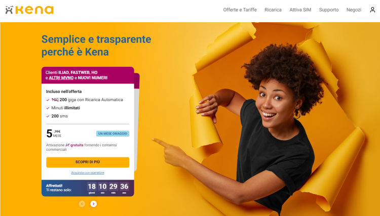 Scopri le Offerte Mobile Convenienti su kenamobile.it