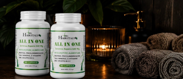 ALL IN ONE INTEGRATORE ANTICADUTA: supporto completo per il benessere dei capelli